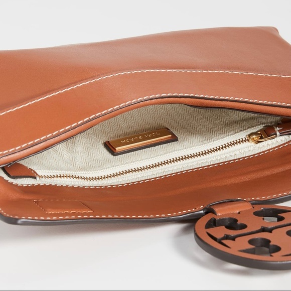 Tory Burch Cuoio Miller Clutch NWOT - Picture 7 of 16